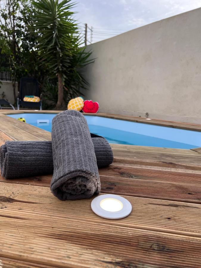 Charmante maison Climatisée avec piscine au Calme à Carcasona Exterior foto